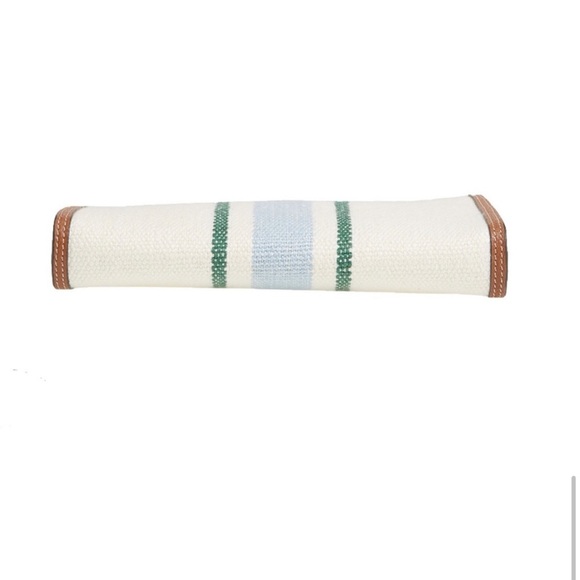 NEW! NIB! Tory Burch Carson Striped Crossbody Bag- Natural/icicle Carson - Picture 7 of 7